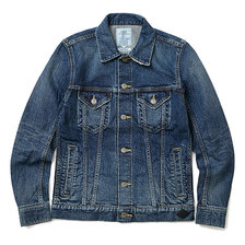 CRIMIE BORN FREE STRETCH SELVEDGE DENIM GARAGE USED JACKET C1H5-BFJK-02画像