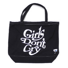 UNDERCOVER × VERDY GIRLS DON'T CRY TOTE BAG BLACK画像