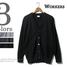 Workers FC Knit, Medium Weight, Cardigan,画像