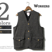 Workers Cruiser Vest, Homespan Tweed画像