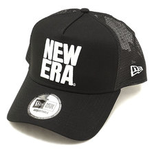 NEW ERA 9FORTY A-Frame トラッカー ビッグ ニューエラ ブラック &times; ホワイト 11557408画像