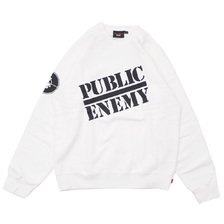 Supreme &times; UNDERCOVER &times; Public Enemy Crewneck Sweatshirt WHITE画像