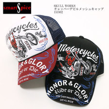 SKULL WORKS チョッパーデビルメッシュキャップ 151802画像