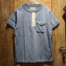 SUGAR CANE FICTION ROMANCE 4NEEDLES S/S HENLEY NECK SC77949画像