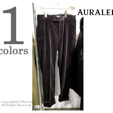 AURALEE WASHED CORDUROY TAPERED SLACKS A8AP02FN画像