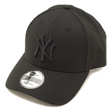 NEW ERA 9FORTY ニューヨーク・ヤンキース ブラック &times; ブラック 11308502画像