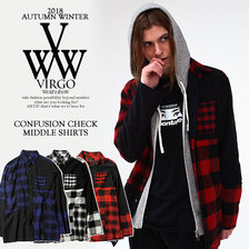 VIRGO CONFUSION CHECK MIDDLE SHIRTS VG-SH-190画像