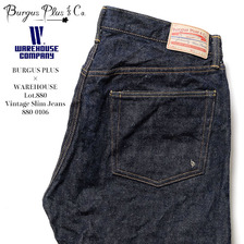 BURGUS PLUS &times; WAREHOUSE Lot.880 Vintage Slim Jeans 880-0106画像