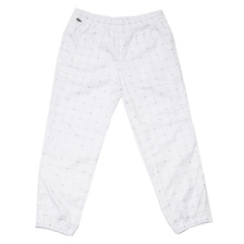Supreme &times; LACOSTE Reflective Grid Nylon Track Pant WHITE画像