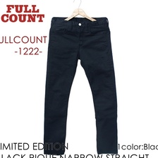 FULLCOUNT BLACK PIQUE NARROW STRAIGHT LIMITED EDITION 1222画像