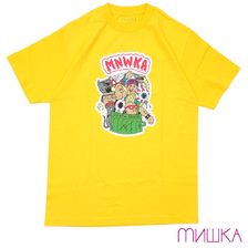 MISHKA GARBAGE PAIL ADDERS TEE YELLOW画像