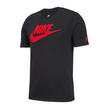 NIKE AS M NSW TEE ARCHIVE 1 BLACK/UNIVERSITY RED 927432-011画像
