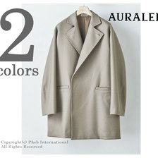 AURALEE LIGHT MELTON OVER COAT A8AC01LM画像
