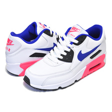 NIKE AIR MAX 90 LTR(GS) whute/ultramarine-solar red 833412-112画像