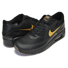 NIKE AIR MAX 90 ULTRA 2.0 ESSENTIAL black/metallic gold 875695-016画像