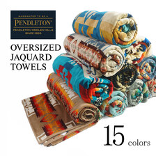 PENDLETON OVERSIZED JACQUARD TOWEL XB233/19373185画像