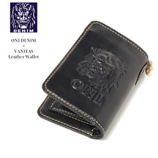 ONI DENIM &times; VANIRAS Leather Wallet ONI-WALLET画像