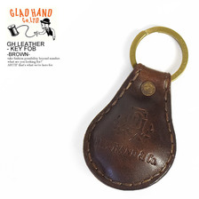 GLAD HAND GH LEATHER -KEY FOB -BROWN-画像