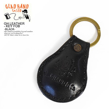 GLAD HAND GH LEATHER -KEY FOB -BLACK-画像