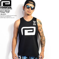 reversal DOT MESH TANK TOP -BLACK- RV18SS024画像