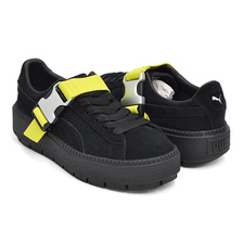 PUMA PLATFORM TRACE BUCKLE WNS PUMA BLACK - PUMA BLACK 367451-03画像