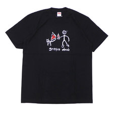 Supreme × SPITFIRE Cat T-Shirt BLACK画像
