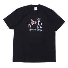 Supreme &times; SPITFIRE Cat T-Shirt BLACK画像