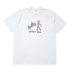 Supreme &times; SPITFIRE Cat T-Shirt ASH GREY画像