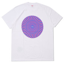 Supreme × SPITFIRE Classic Swirl T-Shirt WHITE画像