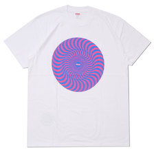 Supreme &times; SPITFIRE Classic Swirl T-Shirt WHITE画像