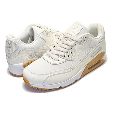 NIKE WMNS AIR MAX 90 PREMIUM sail/sail-gum light brown 896497-100画像