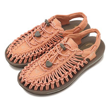 KEEN WOMEN UNEEK Muted Clay/Silver Green 1019937画像