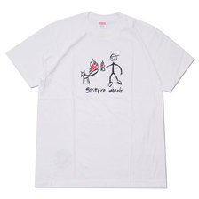 Supreme × SPITFIRE Cat T-Shirt WHITE画像