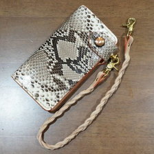 DELUXEWARE DALEE'S LEATHER LONG WALLET REPTILIA LEATHERS CLOWS画像