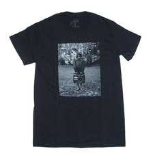 POST OVERALLS NAITO KATSU PHOTOGAPHY TEE Boombox Girl in Morningside Park black画像