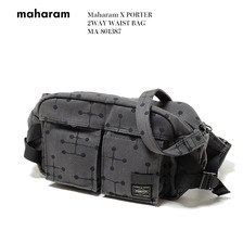 Maharam &times; PORTER 2WAY WAIST BAG &ldquo;Small Dot Pattern&rdquo; by Charles and Ray Eames MA-801387画像