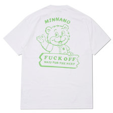 min-nano &times; PORTER Bear Tee WHITE画像