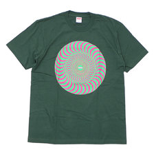 Supreme &times; SPITFIRE Classic Swirl T-Shirt GREEN画像