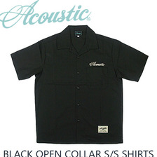 Acoustic BLACK OPEN COLLAR AS8001画像