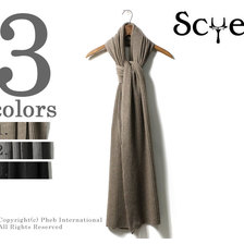 Scye カシミヤ ファーリーリブニット マフラー 3318-53213画像