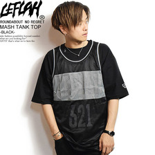 LEFLAH MESH TANK TOP -BLACK-画像