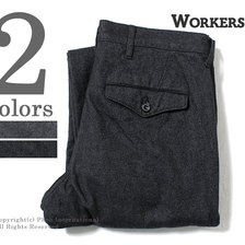 Workers Maple Leaf Trousers, Cotton Flannel画像