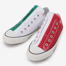 CONVERSE ALL STAR 100 PAIRFLAG SLIP OX (Italy) GREEN / WHITE / RED 32862644画像