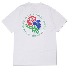 RHC Ron Herman VIOLA&ROSES V&R TEE TYPE 0 AT001 WHITE画像