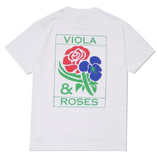 RHC Ron Herman VIOLA&ROSES V&R TEE TYPE 0 AT002 WHITE画像