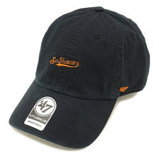 '47 Brand MLB Giants Base Runner Script '47 CLEAN UP BLACK BSRNS22GWS画像