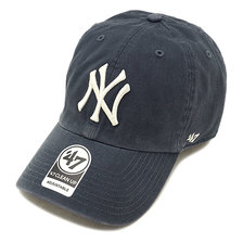 '47 Brand MLB Yankees Black Tonal '47 CLEAN UP VINTAGE NAVY RGW17GWS画像