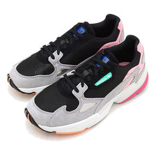 adidas Originals FALCON W CORE BLACK/CORE BLACK/LIGHT GRANITE BB9173画像