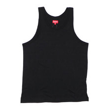 Supreme Mesh Stripe Tank Top BLACK画像
