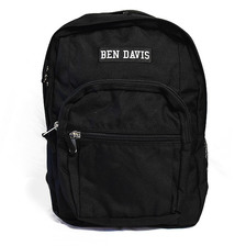 BEN DAVIS BOX LOGO BACKPACK -BLACK/BLACK- BDW-9232画像